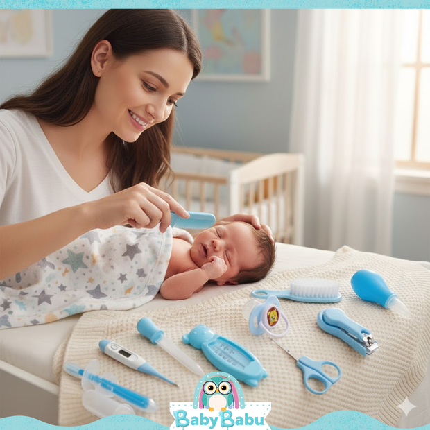 Kit de Higiene y Cuidado para Bebé - 13 Piezas