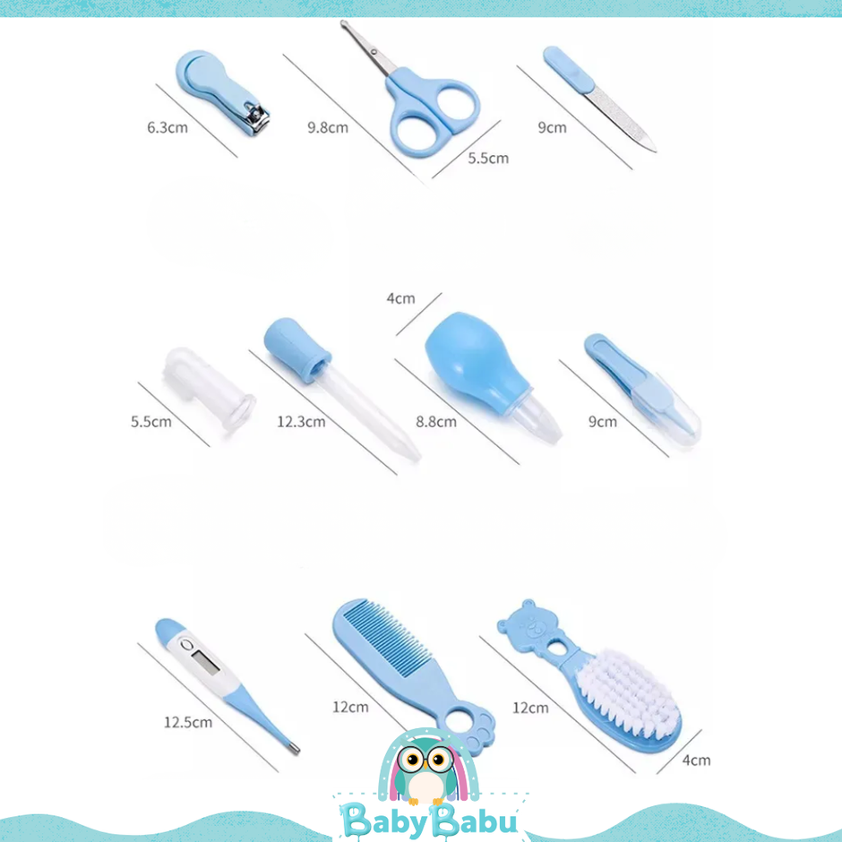 Kit de Higiene y Cuidado para Bebé - 13 Piezas