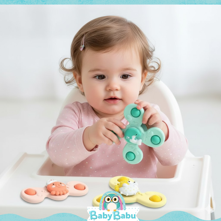 Conjunto de Tres Spinners de Animales Marinos
