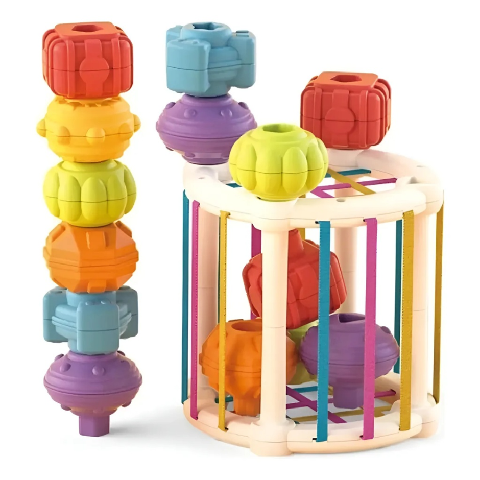 Cubo Sensorial de Clasificación de Formas