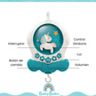 Móvil Musical Unicornio con Luz y Melodías