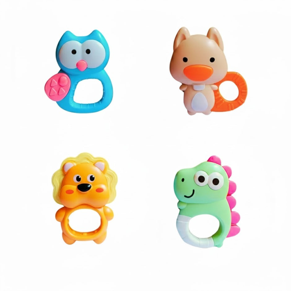 Set De 4 Mordedores y Sonajeros