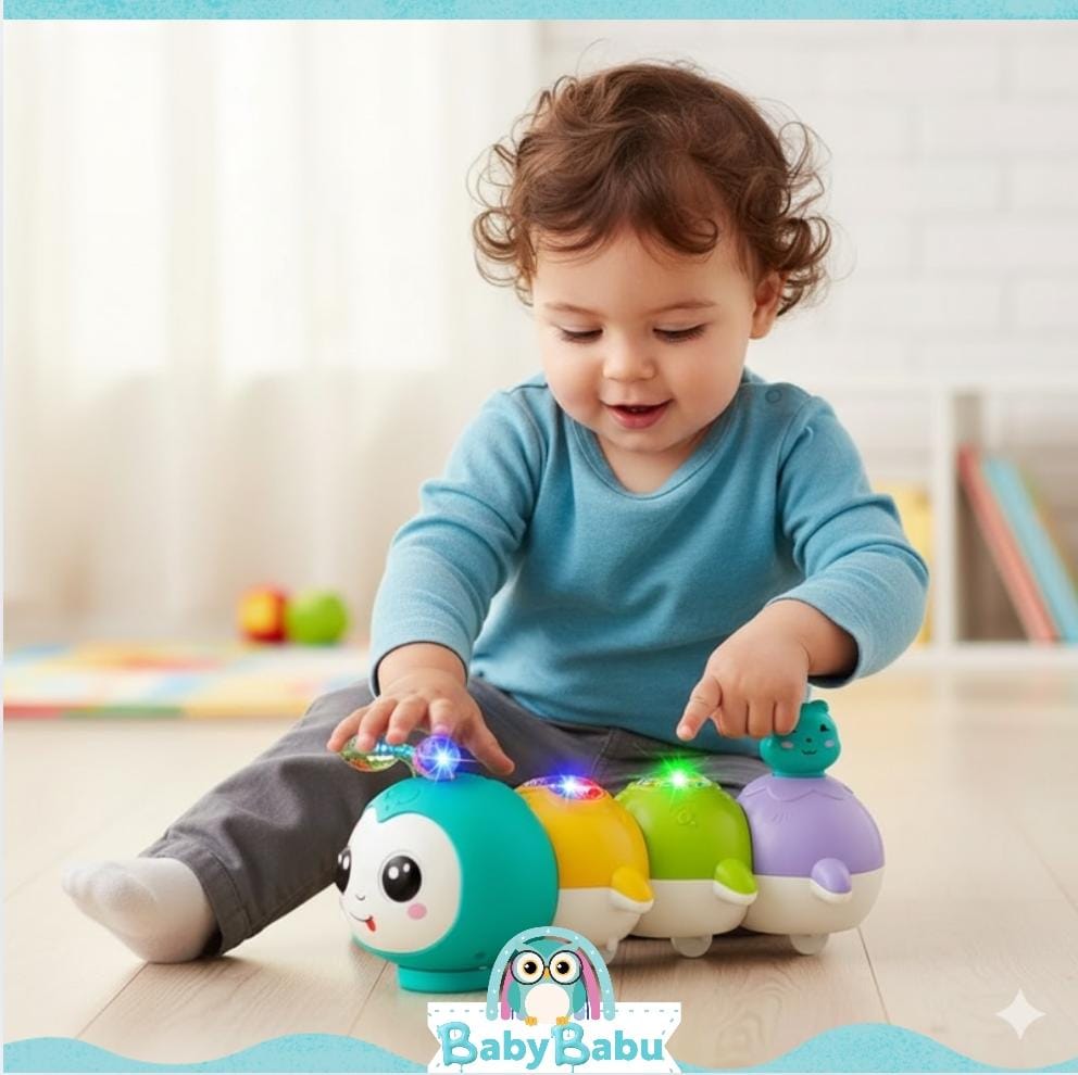 Oruga Gateador Musical Con Luces