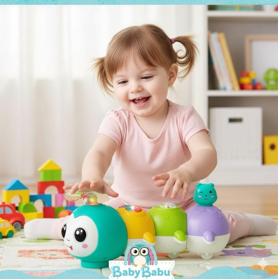 Oruga Gateador Musical Con Luces