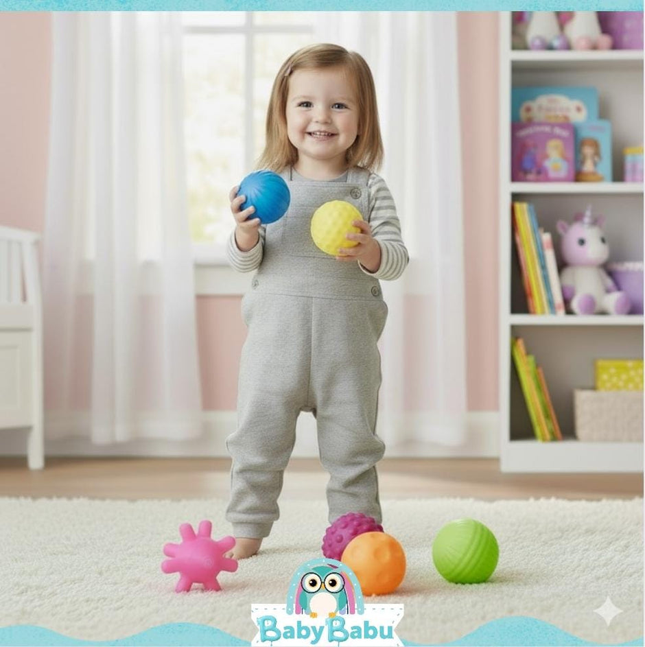 Set De 6 Pelotas Sensoriales Texturizadas