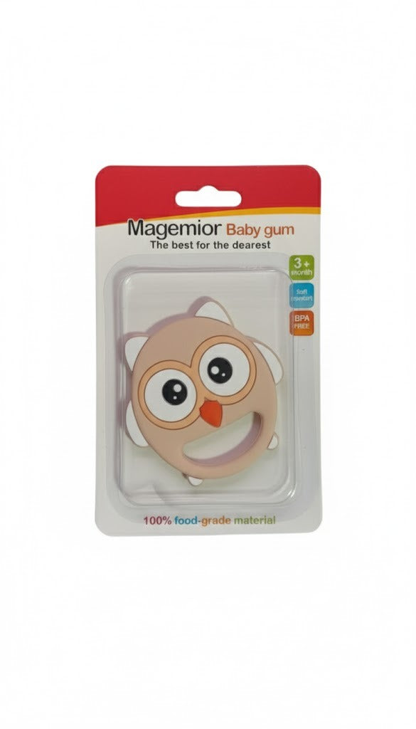 Mordedor De Silicona Con Diseño De Animales