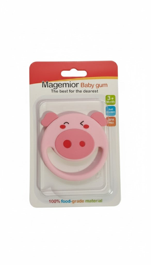 Mordedor De Silicona Con Diseño De Animales