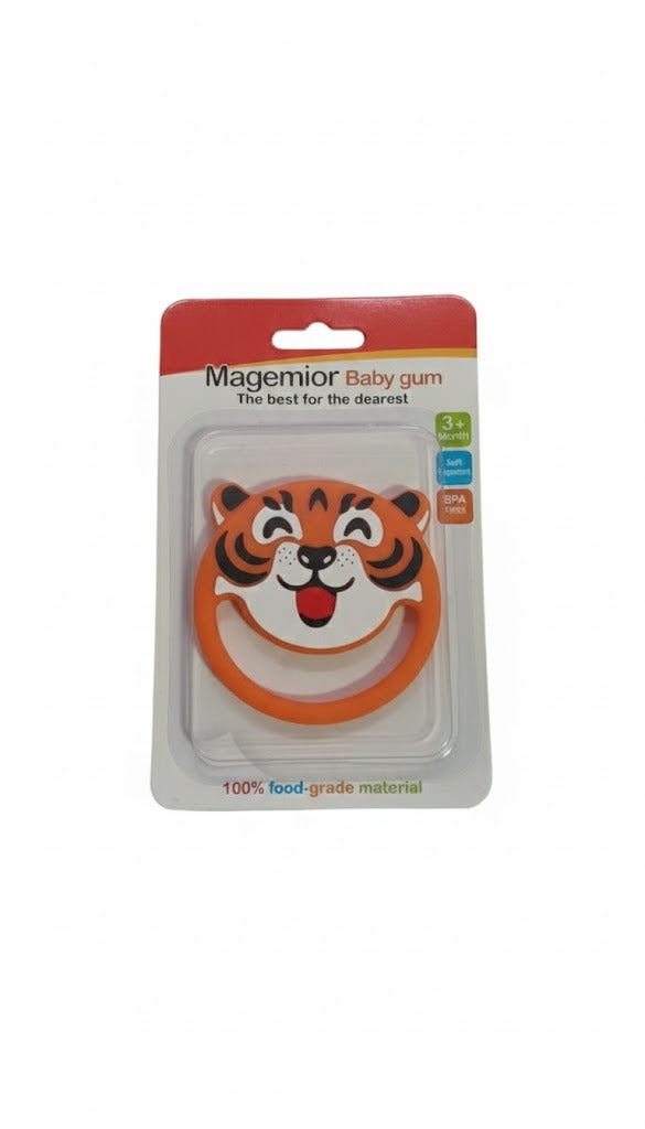 Mordedor De Silicona Con Diseño De Animales