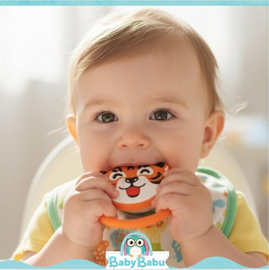 Mordedor De Silicona Con Diseño De Animales