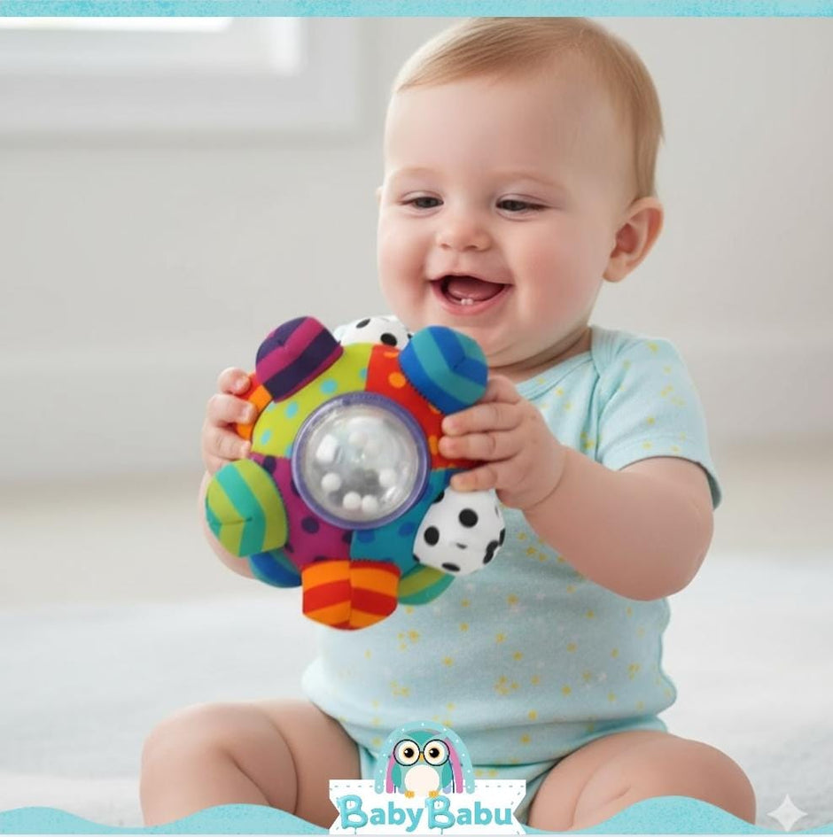 Pelota Sensorial Con Sonaja