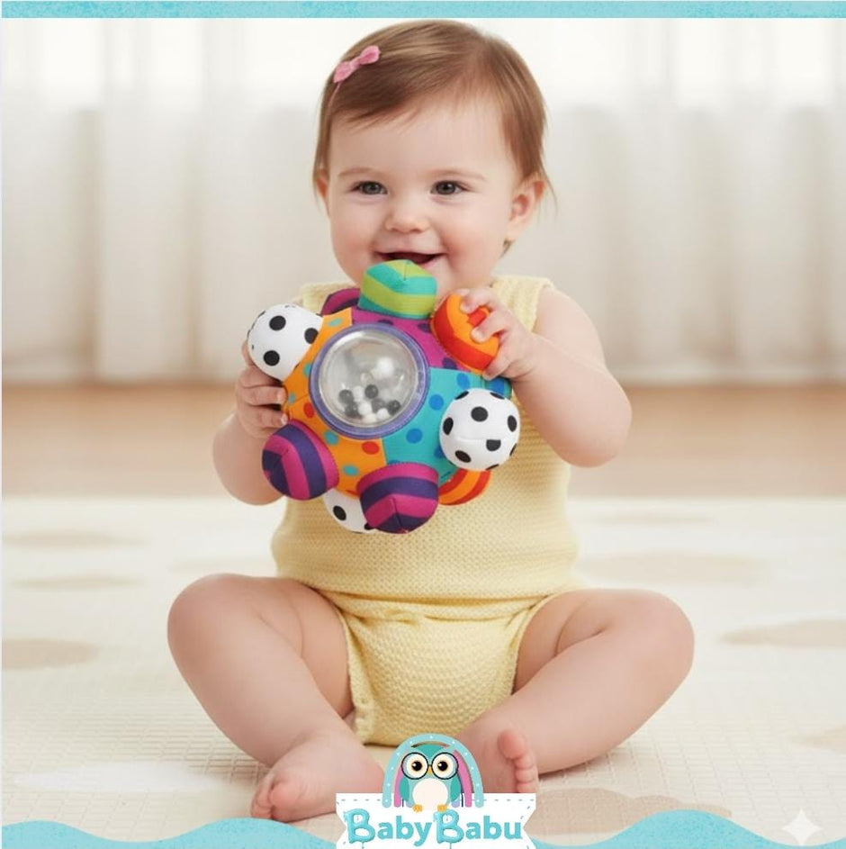Pelota Sensorial Con Sonaja