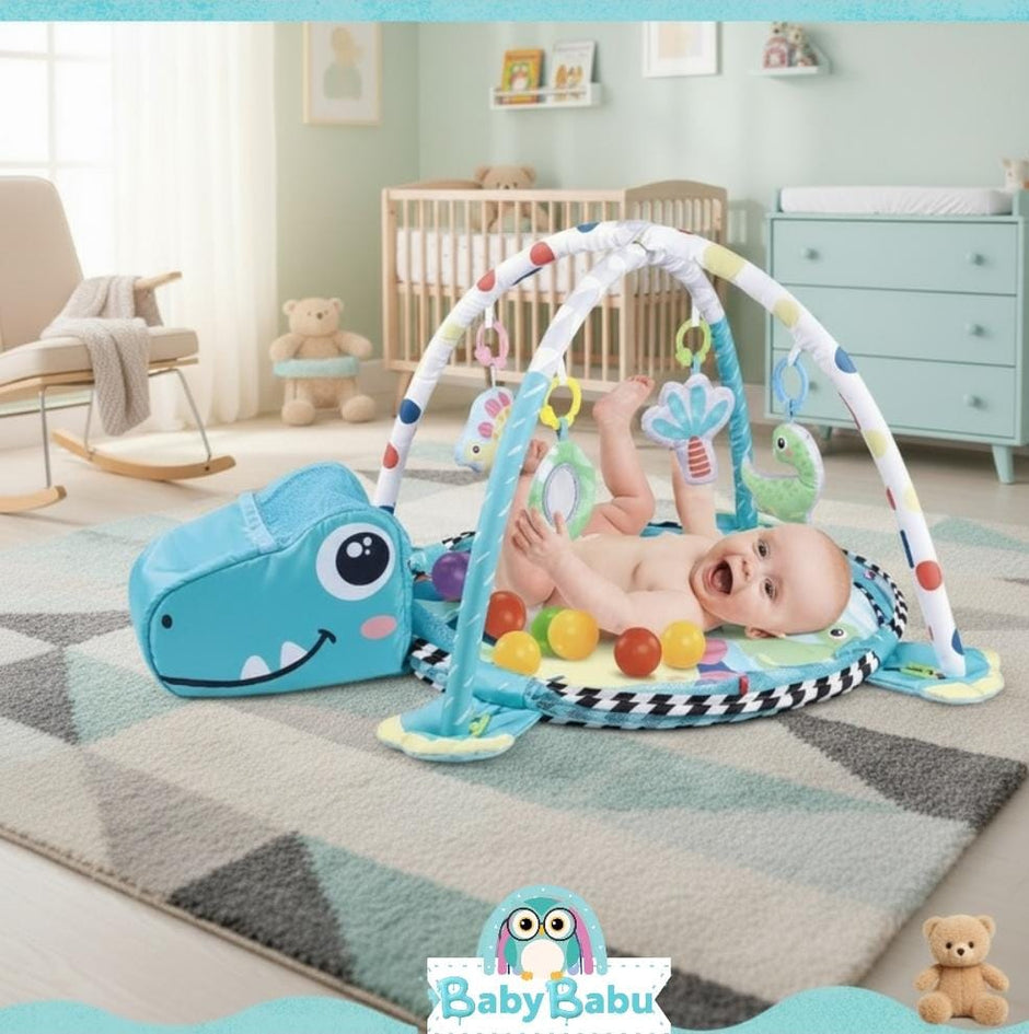 Gimnasio Bebé Dinosaurio 4 En 1
