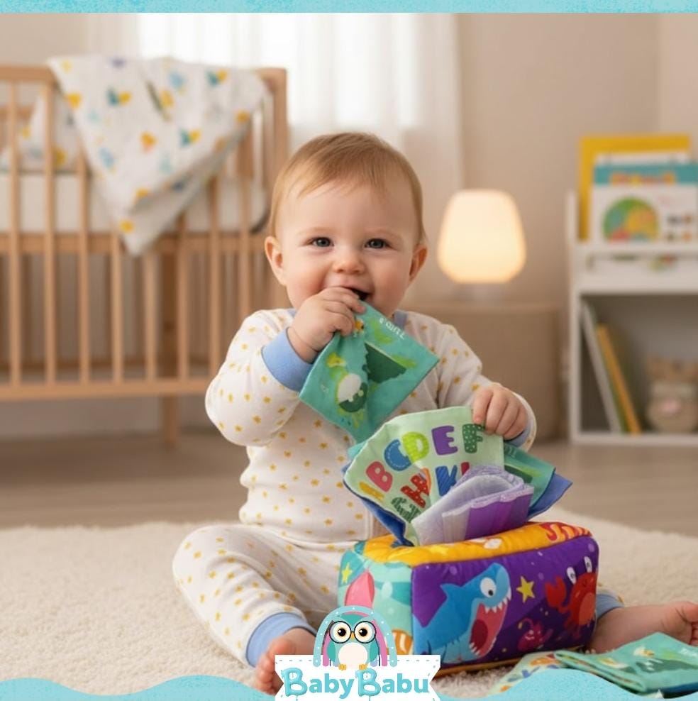 Caja De Pañuelos Blandos Sensorial