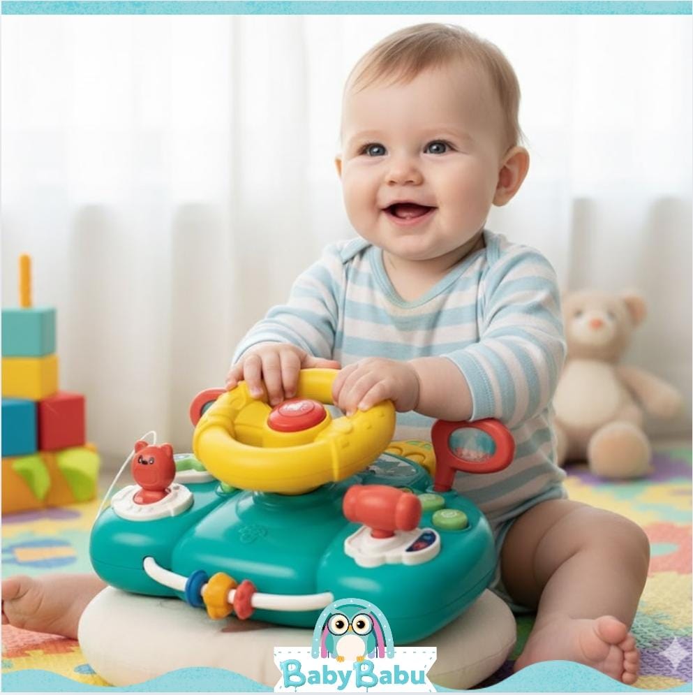 Volante De Juguete Con Simulación Realista