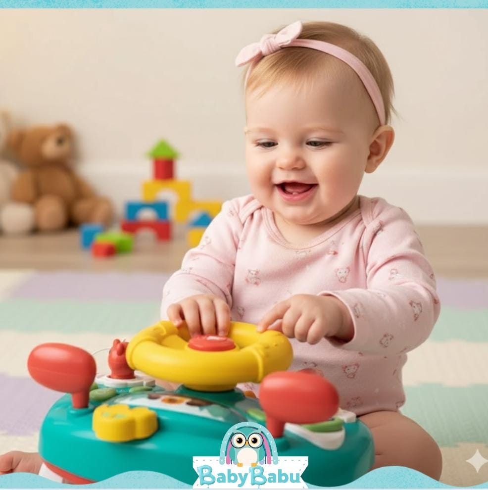 Volante De Juguete Con Simulación Realista