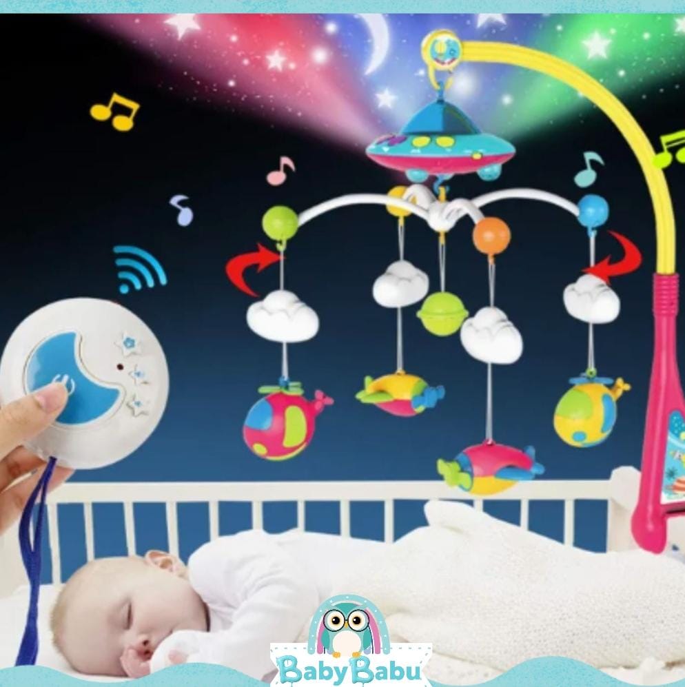 Móvil Musical y Proyector para Cuna