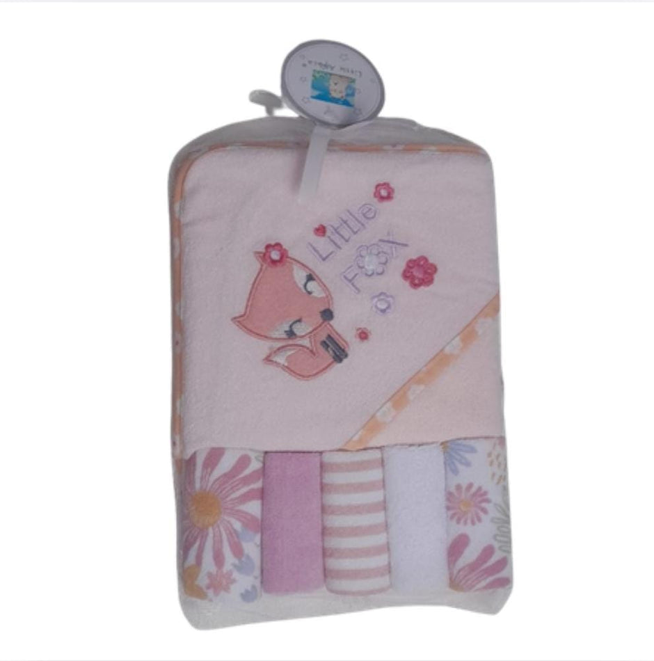 Set de Toallas para Bebé con Capucha