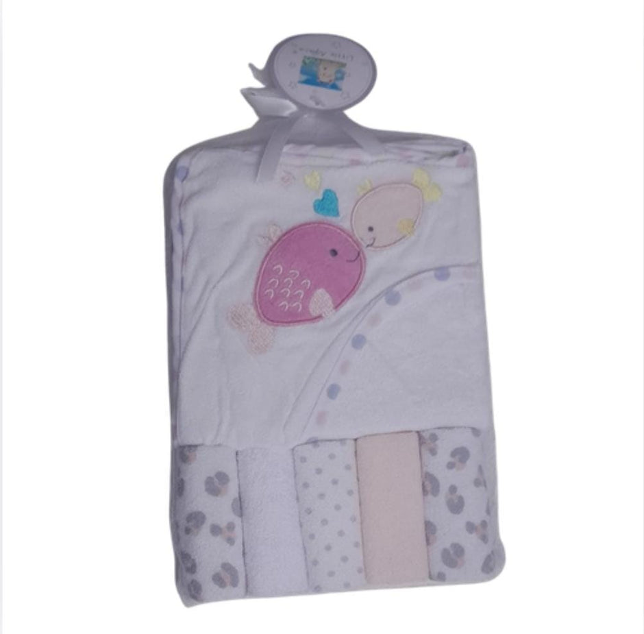 Set de Toallas para Bebé con Capucha