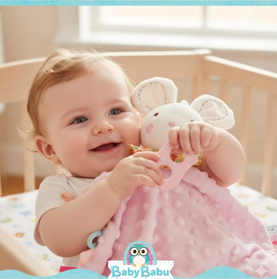 Manta de Apego Sensorial con Muñeco