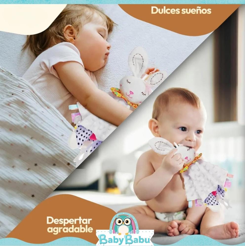 Manta de Apego Sensorial con Muñeco